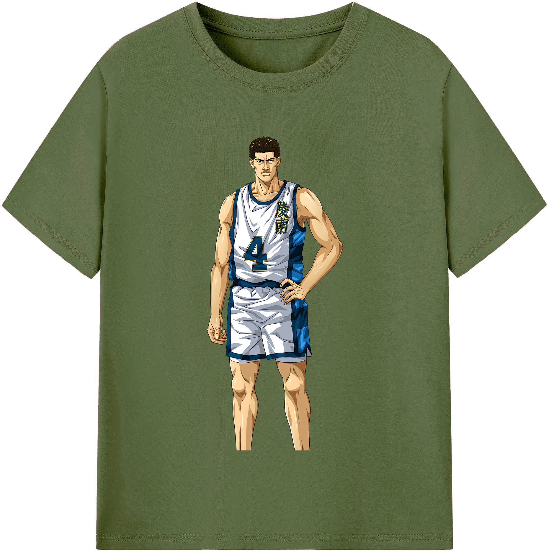 SLAM DUNK／スラムダンク 綿100％半袖Tシャツ（フロントプリント）